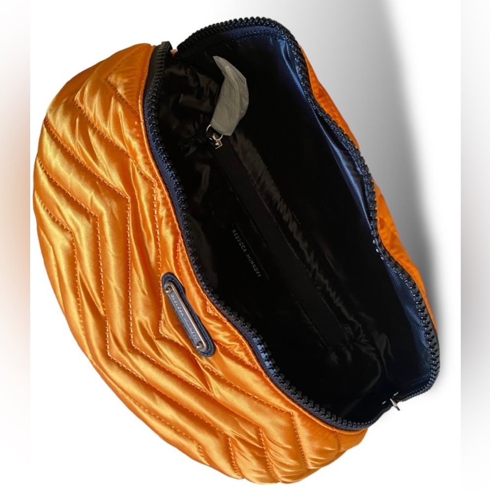 Rebecca Minkoff Cree Nylon Belt Bag NEON ORANGE NWT - Picture 8 of 12